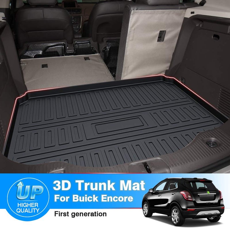 Powerty Trunk Mat for Buick Encore 2013-2022/Chevrolet Trax 2014-2023 Accessories Cargo Mats TPO All Weather Cargo Liner Heavy-Duty Trunk Liners - Image 2